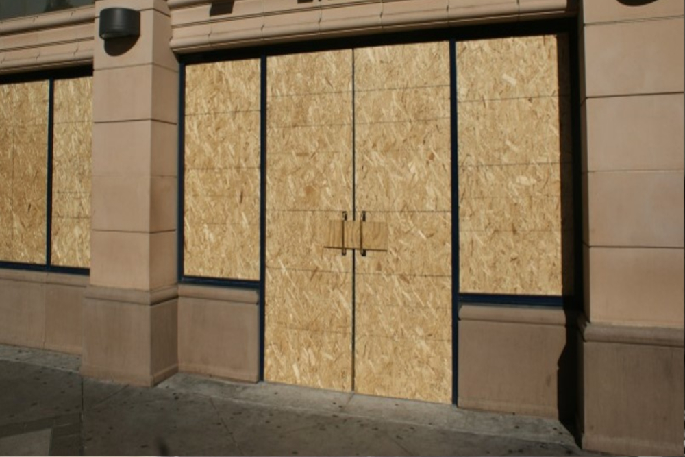 Boarding Up in Dagenham, Becontree, Becontree Heath, RM8